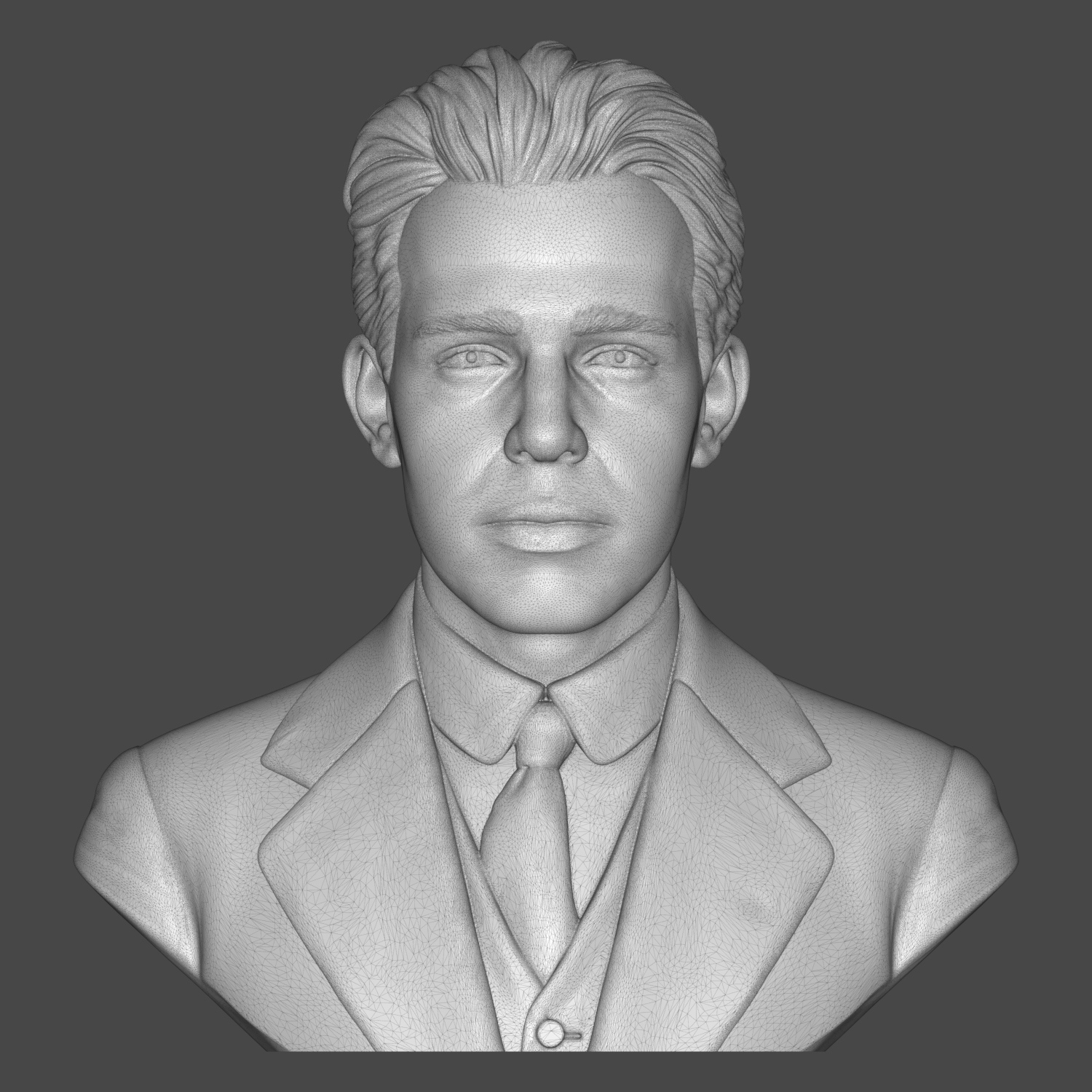 Niels Bohr 3d Printable Bust 3D Model