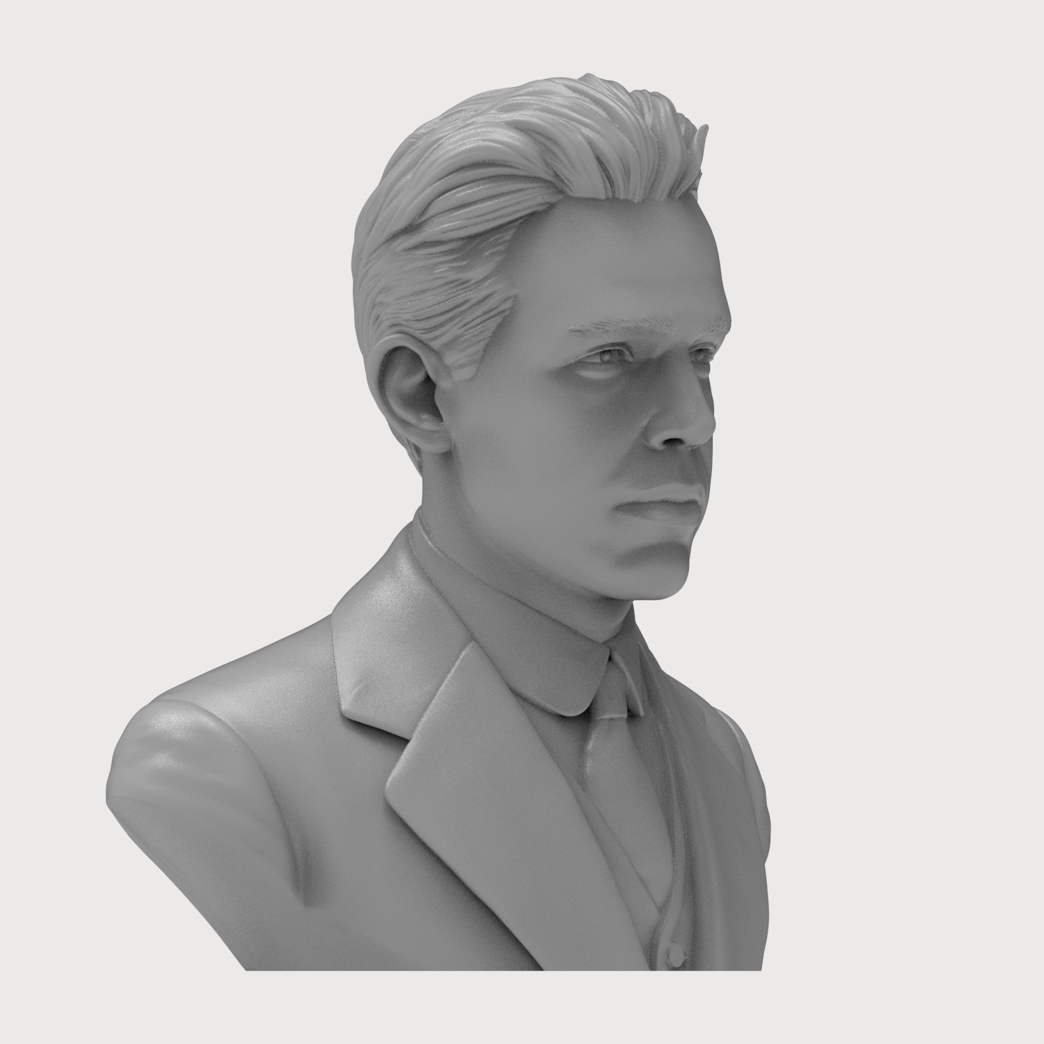 Niels Bohr 3d Printable Bust 3D Model