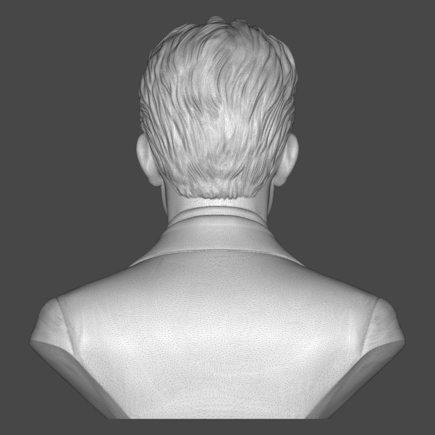 Niels Bohr 3d Printable Bust 3D Model