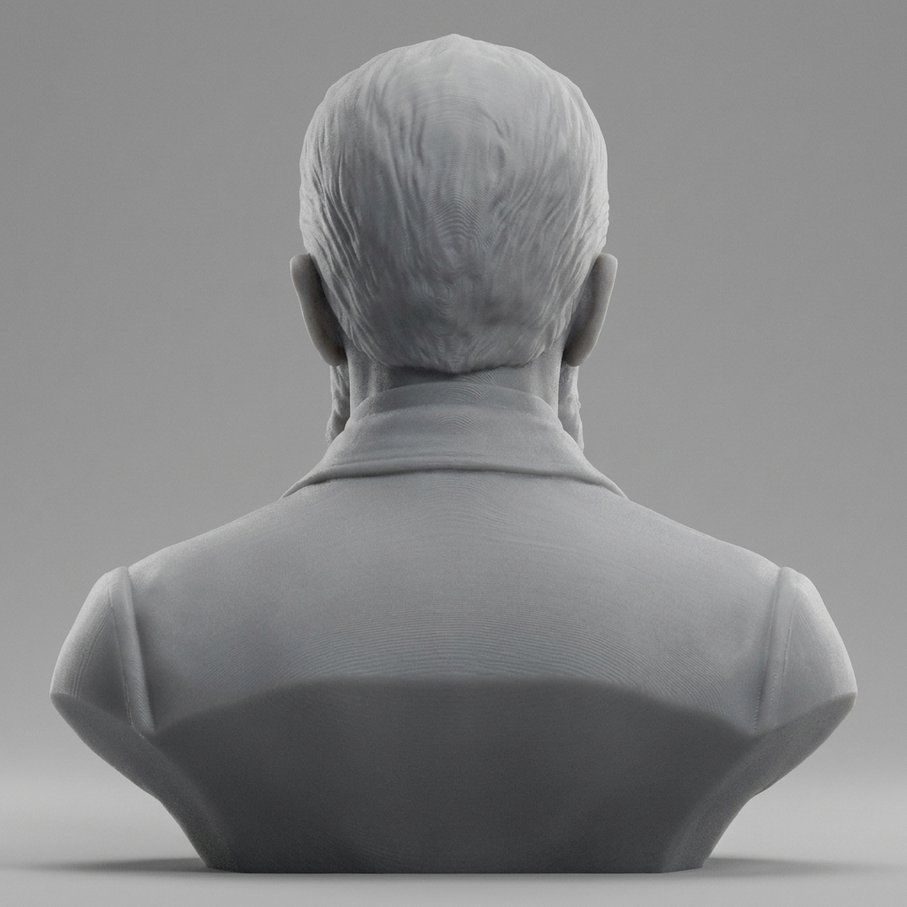Nikolai Rimsky-Korsakov Bust 3D Printable Bust 3D Model