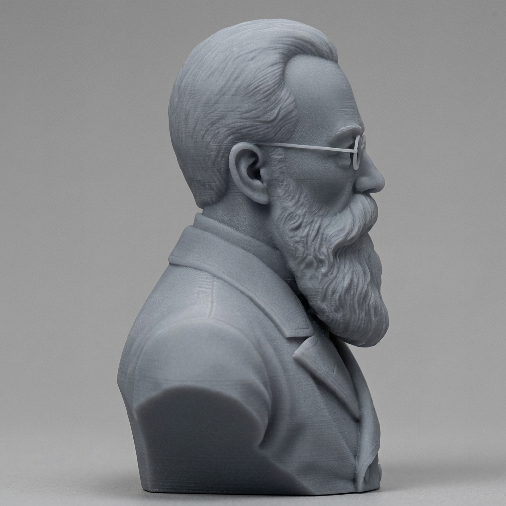 Nikolai Rimsky-Korsakov Bust 3D Printable Bust 3D Model