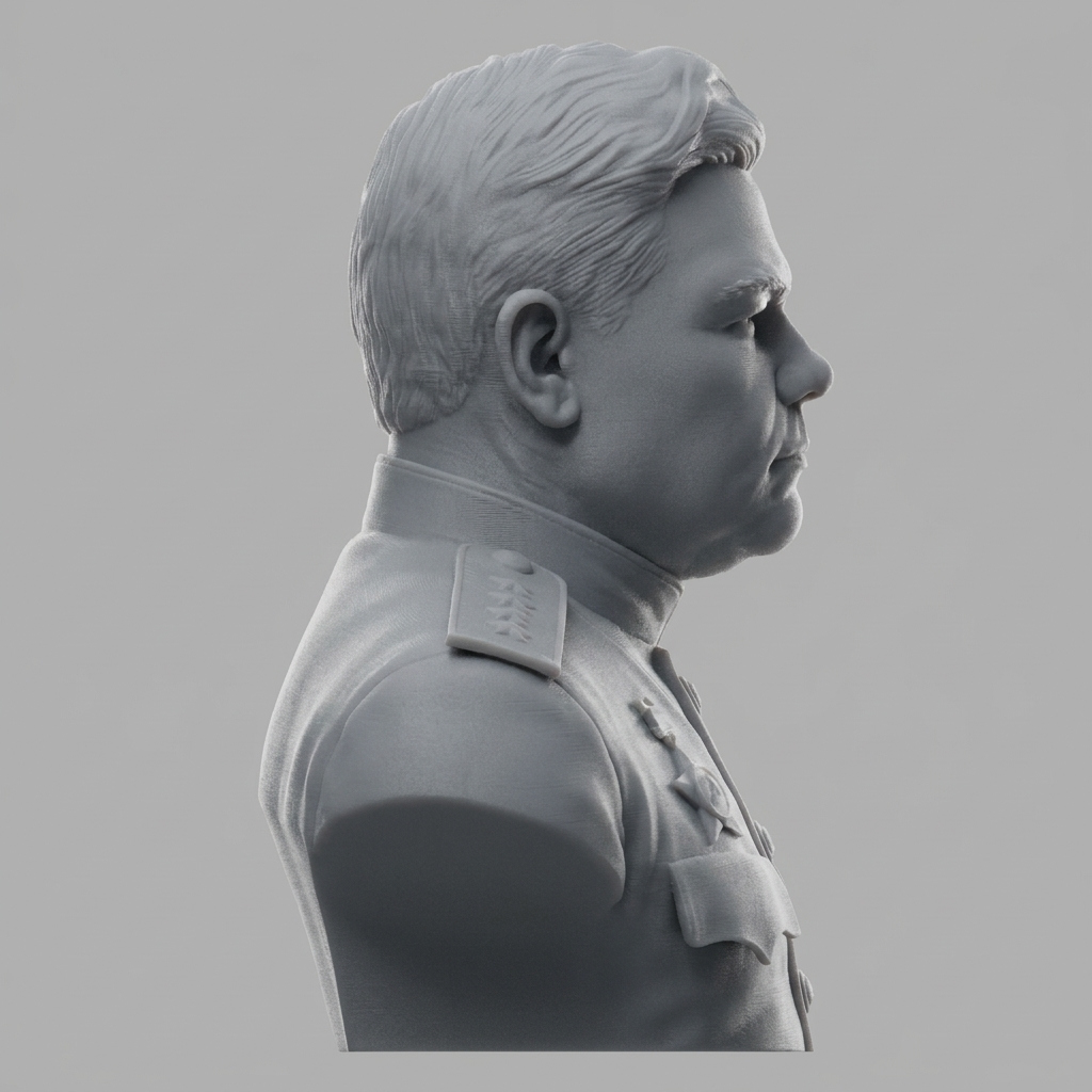Nikolai Vatutin 3D Printable Bust 3D Model