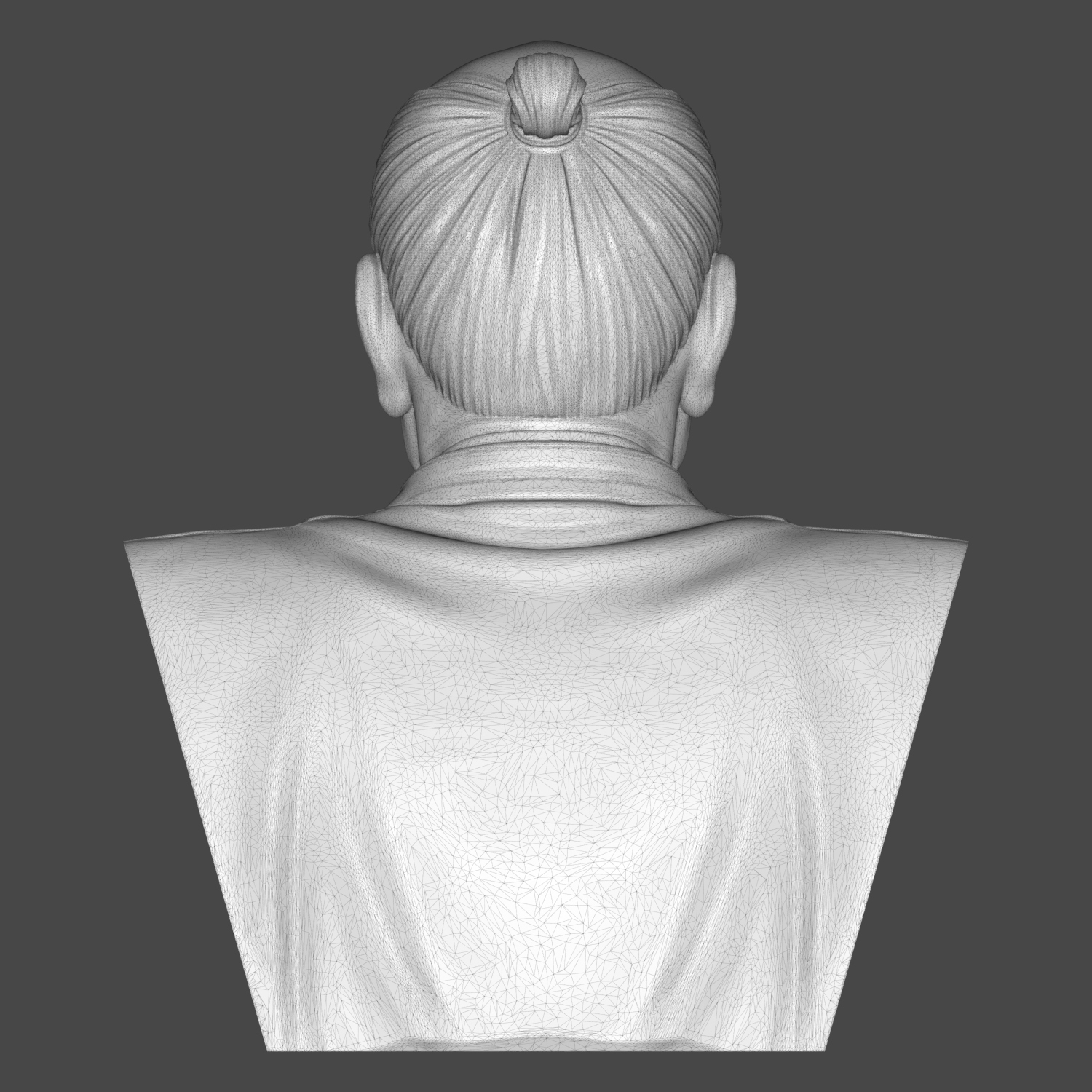 Oda Nobunaga 3D Printable Bust 3D Model