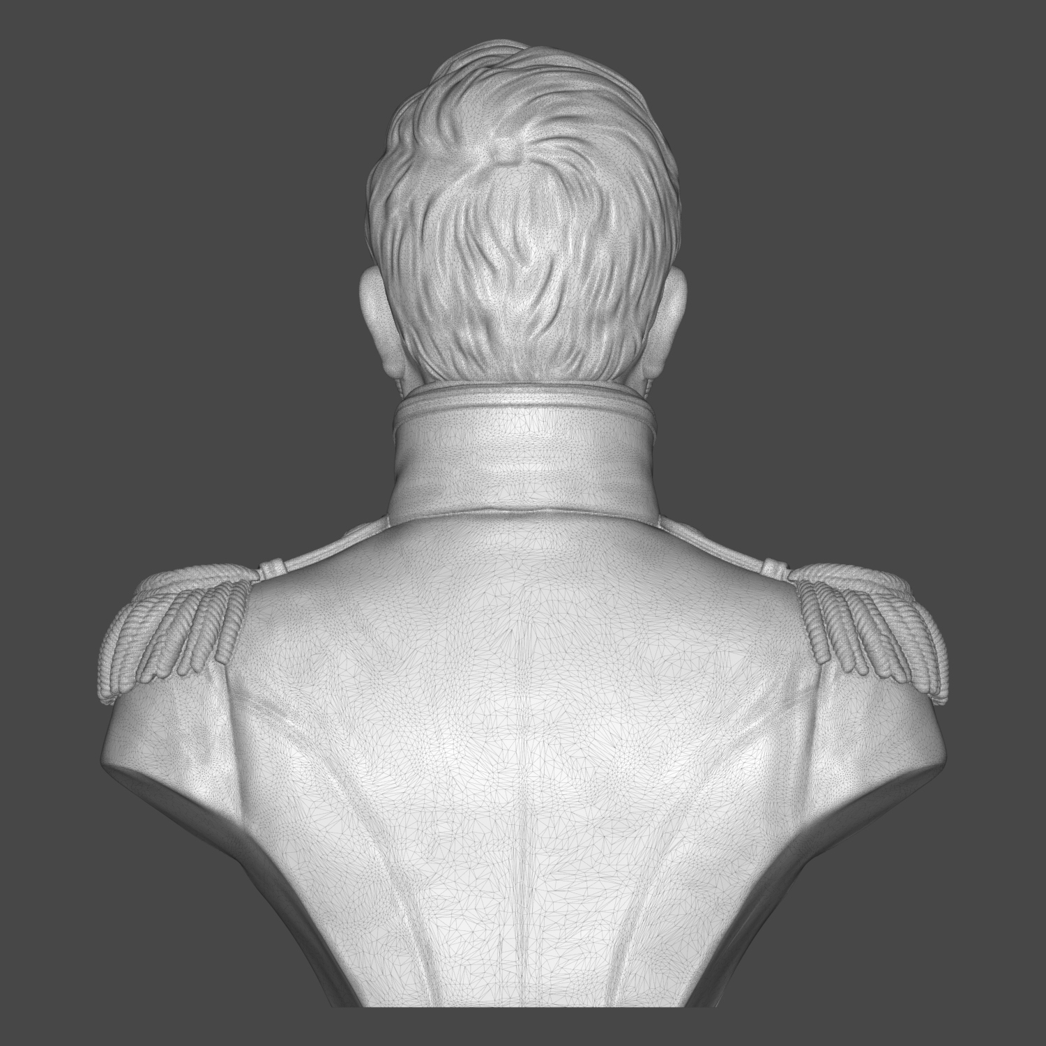 Oliver Hazard Perry 3D Printable Bust 3D Model