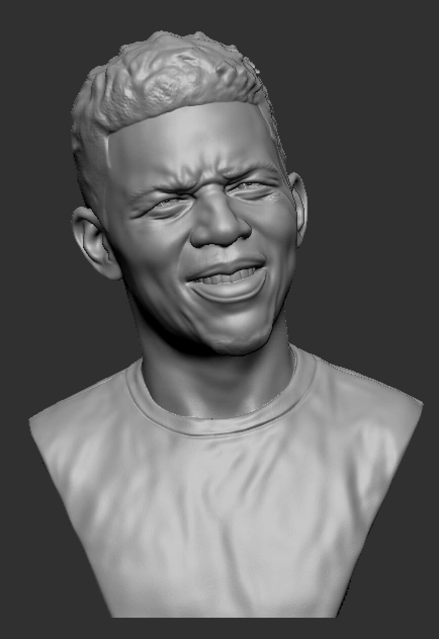 Nick Young 3D Printable Bust 3D Model