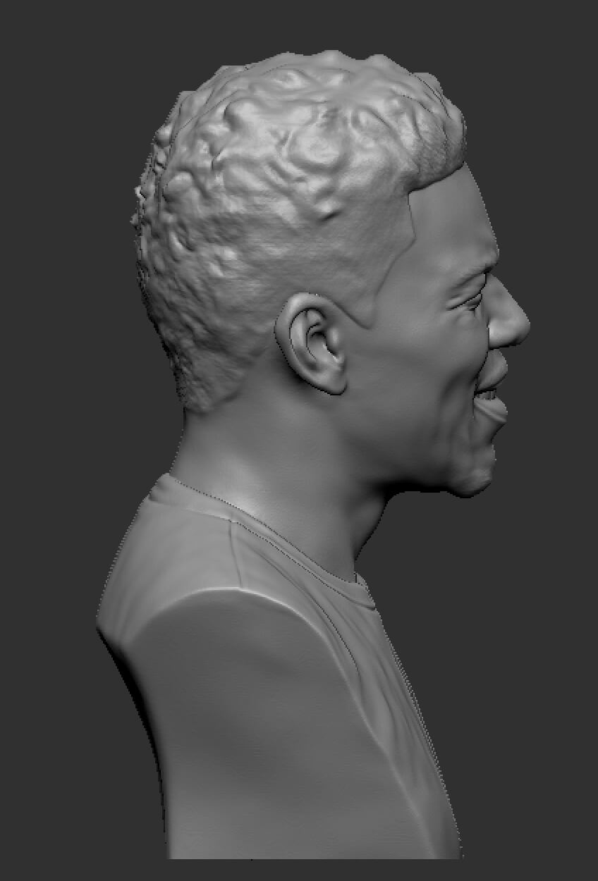 Nick Young 3D Printable Bust 3D Model