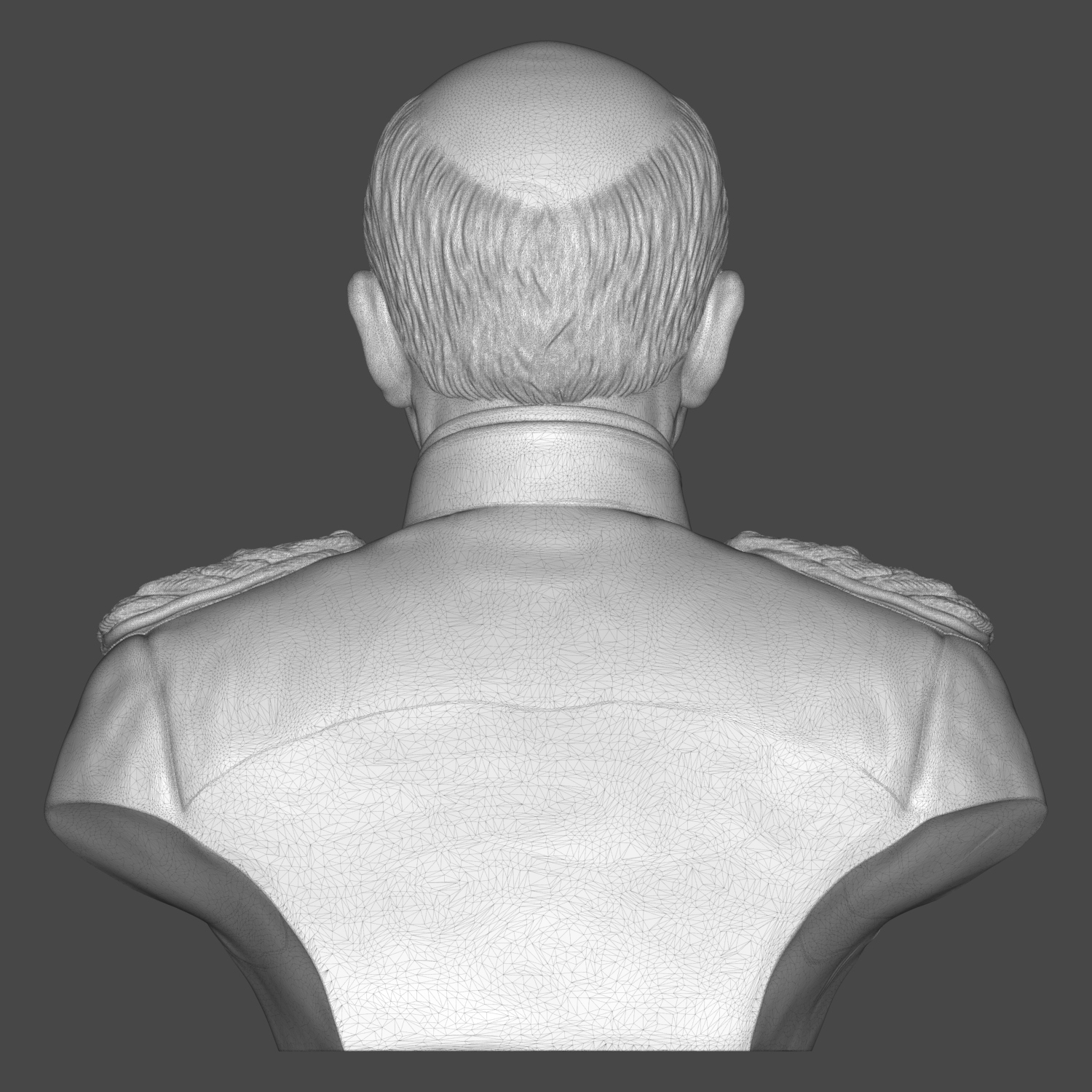 Otto von Bismarck 3D Printable Bust 3D Model