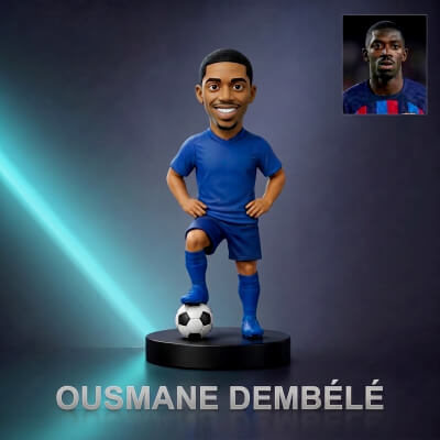 Ousmane Dembélé Footballer Figurine 3d Print M
