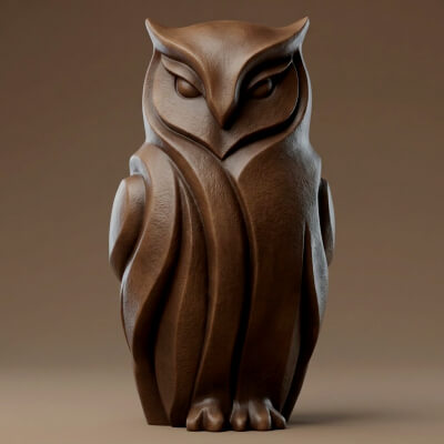 Owl 3D Print Model