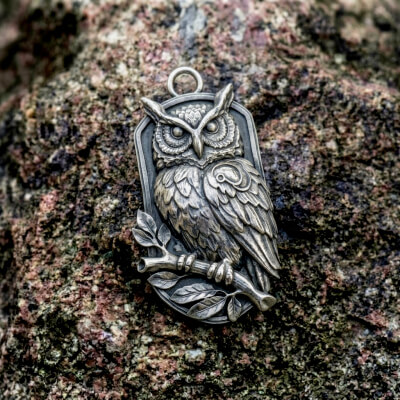 Owl "Night Guardian Pendant"