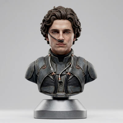 Paul Atreides 3D-Printable Bust