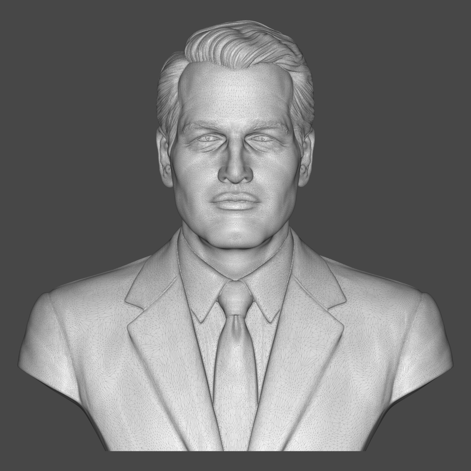 Paul Newman 3D Printable Bust 3D Model