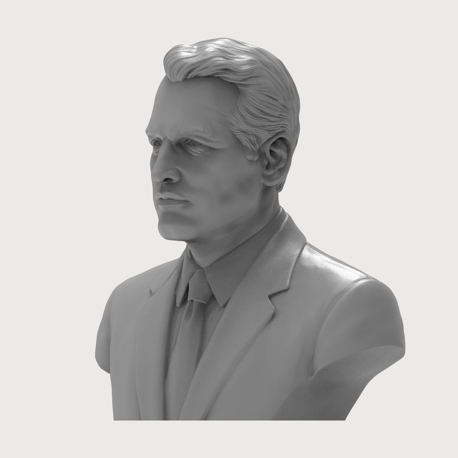Paul Newman 3D Printable Bust 3D Model