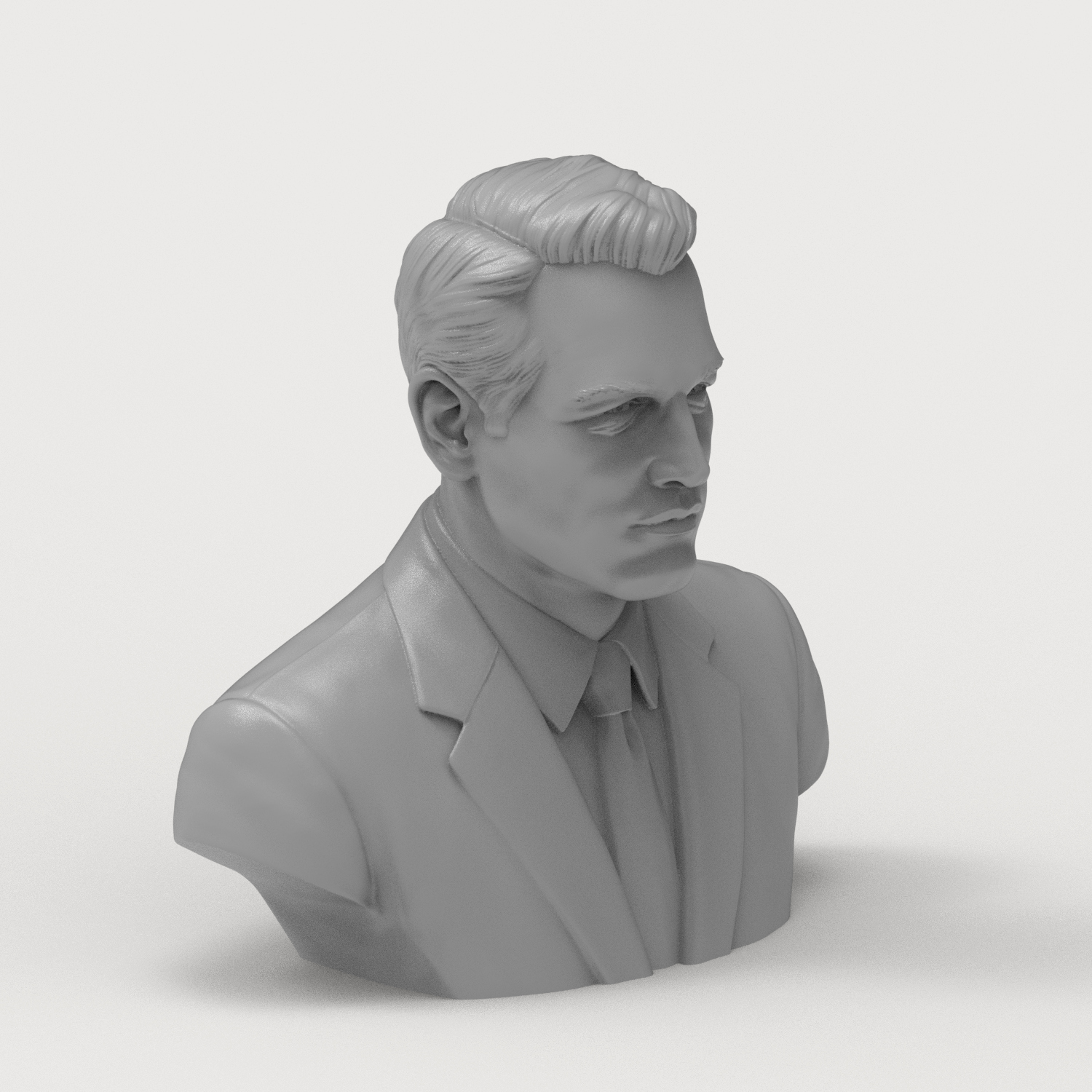 Paul Newman 3D Printable Bust 3D Model
