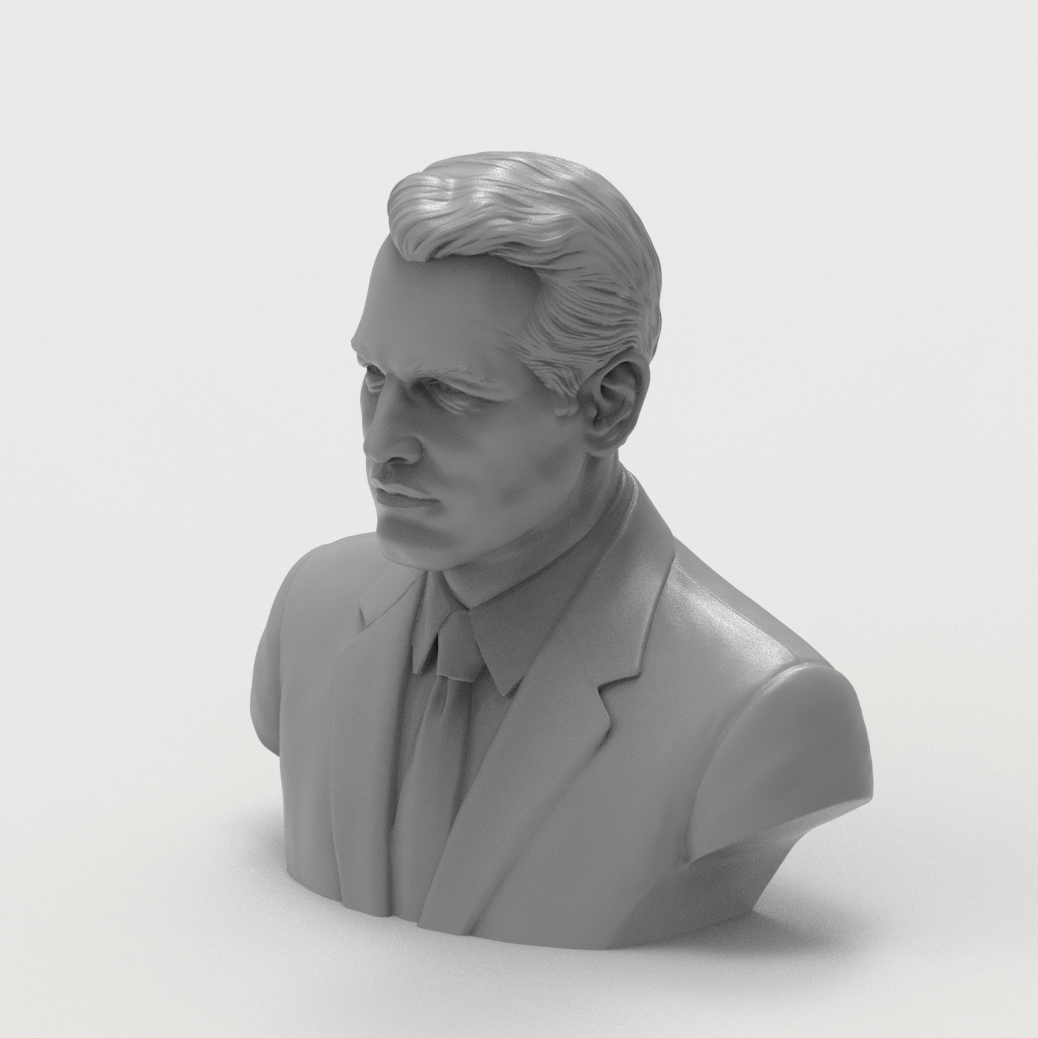 Paul Newman 3D Printable Bust 3D Model
