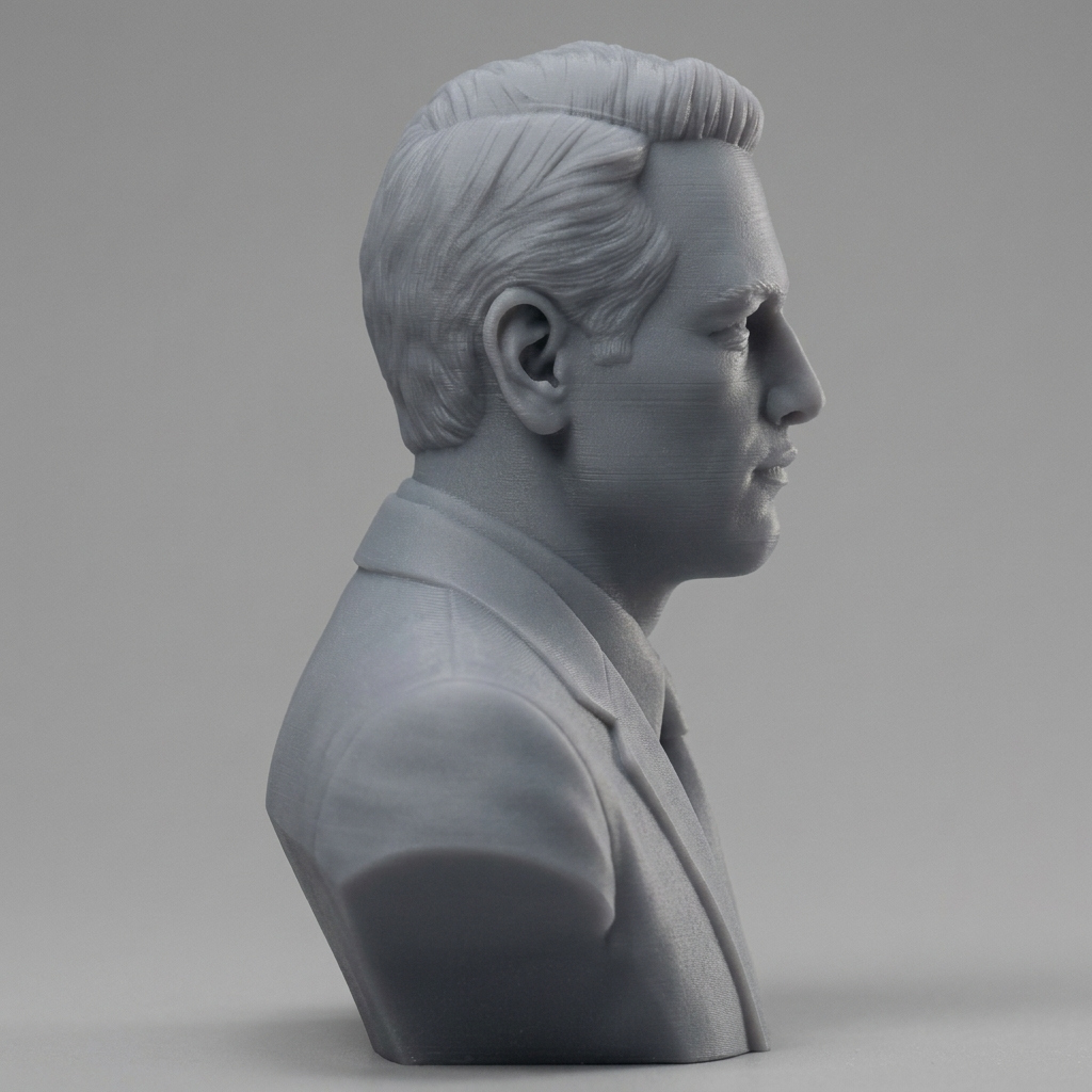 Paul Newman 3D Printable Bust 3D Model