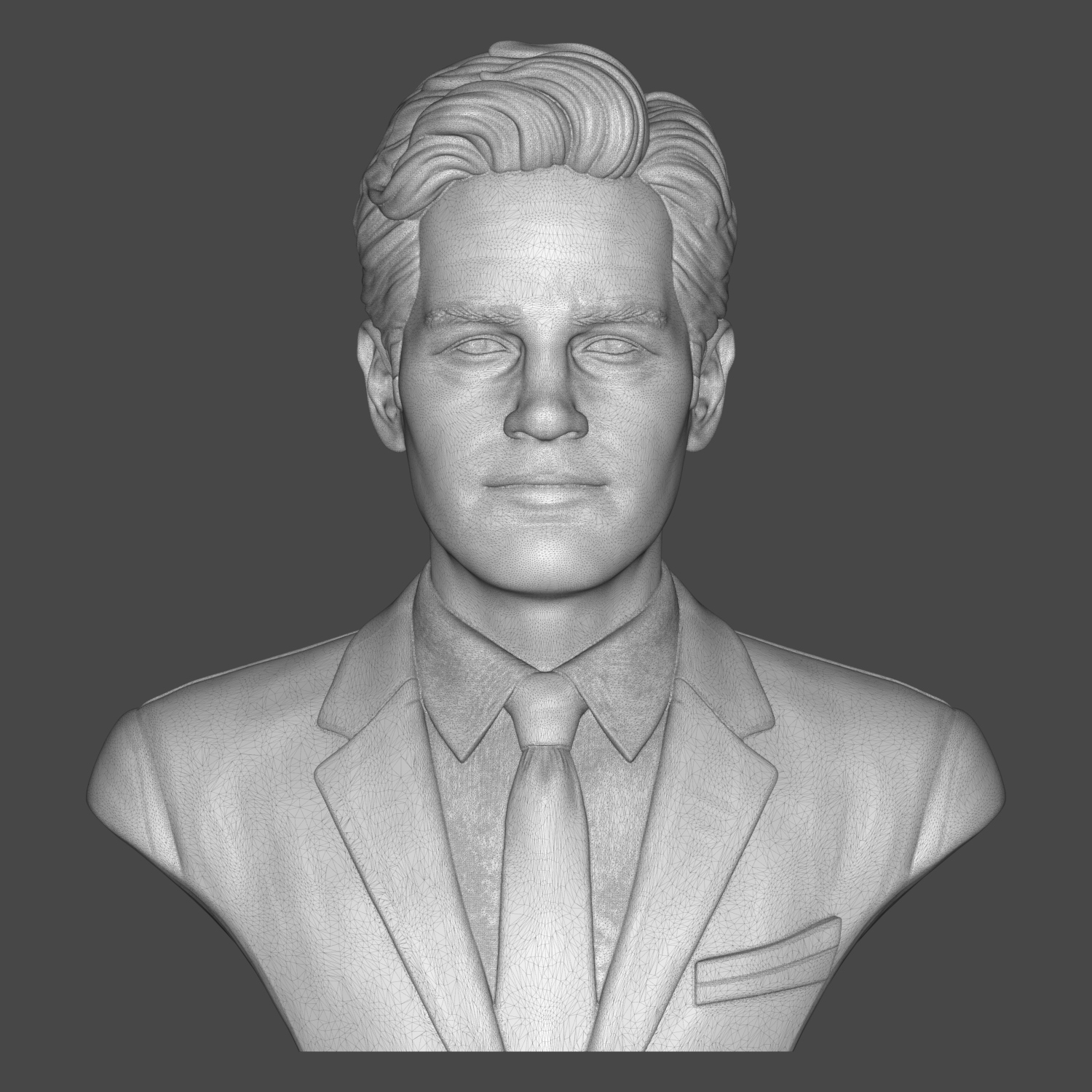 Paul Rudd Scott Lang 3D Printable Bust 3D Model