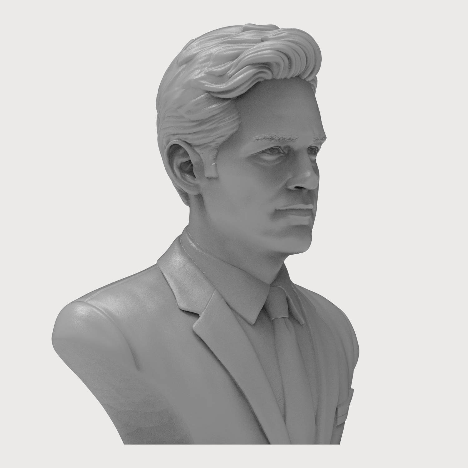 Paul Rudd Scott Lang 3D Printable Bust 3D Model