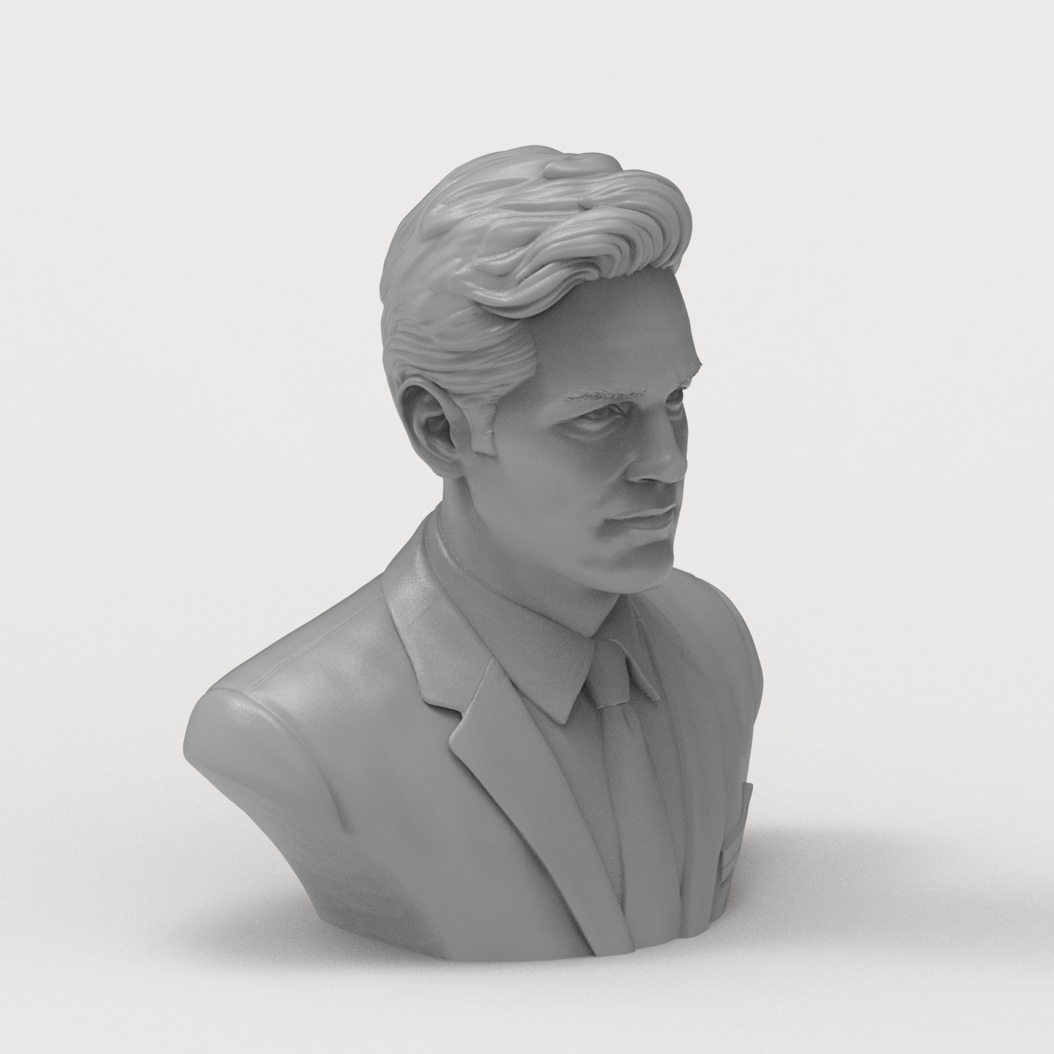 Paul Rudd Scott Lang 3D Printable Bust 3D Model