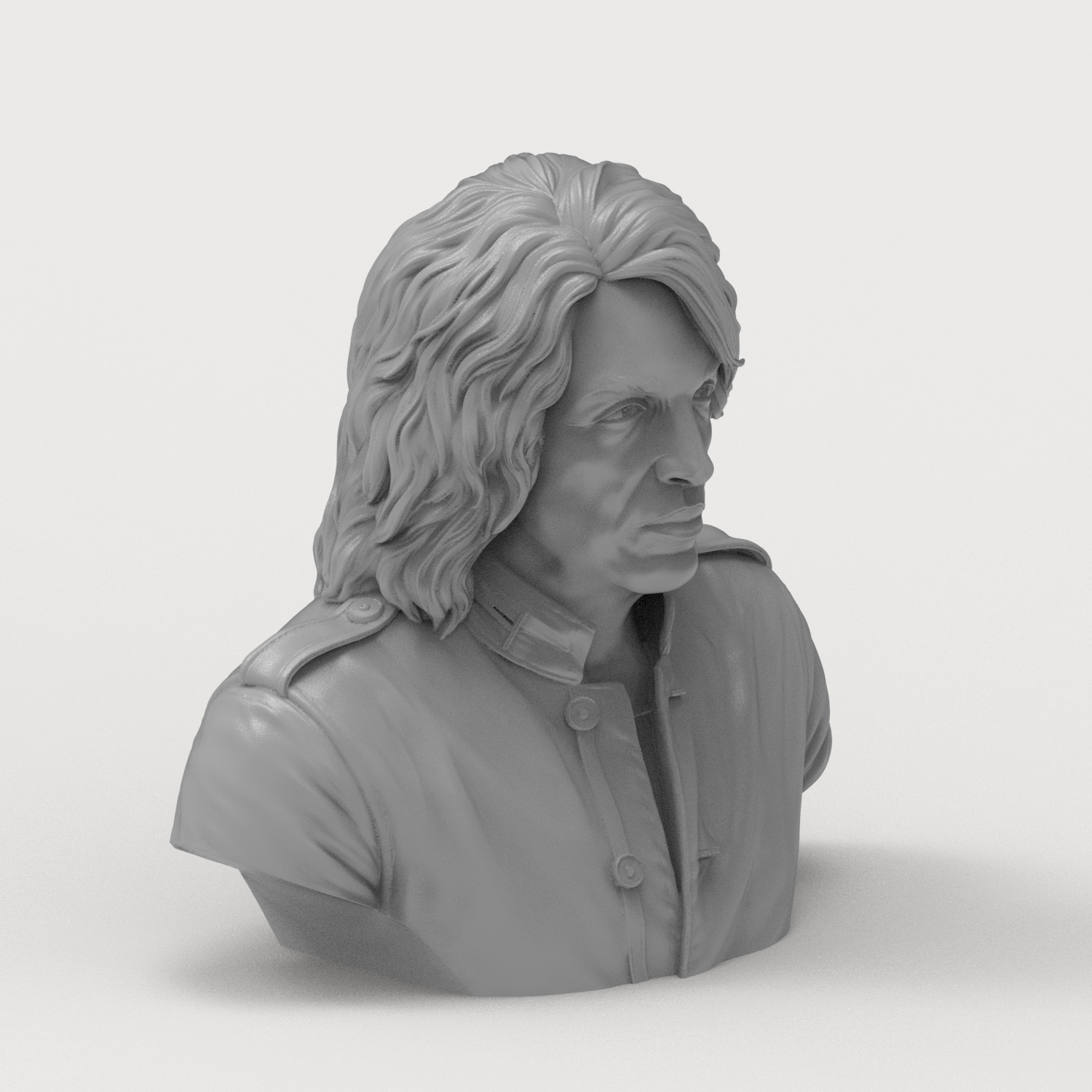 Paul Stanley 3D Printable Bust 3D Model