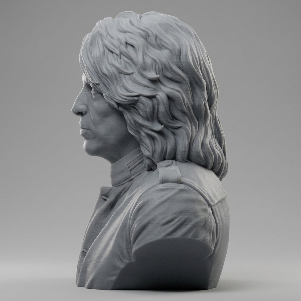 Paul Stanley 3D Printable Bust 3D Model