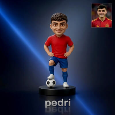 Pedri Footballer Figurine 3D Print Model