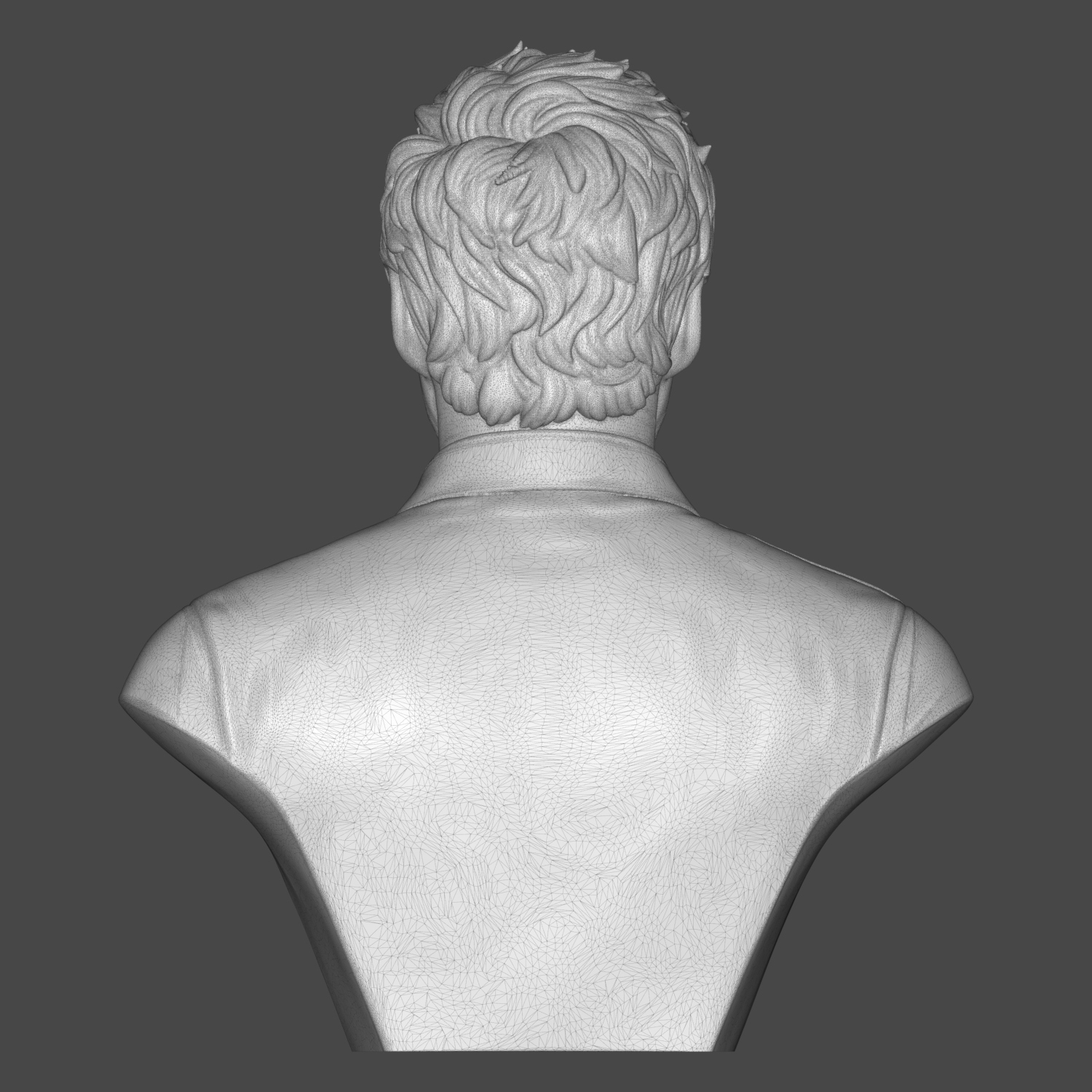 Pedro Pascal 3D Printable Bust 3D Model