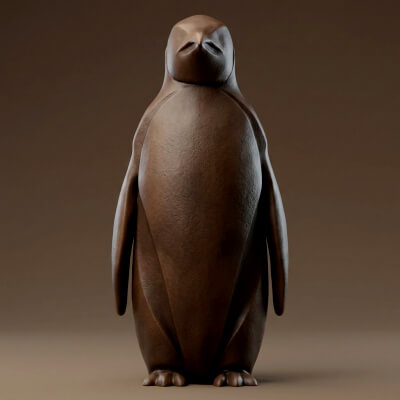 Penguin 3D Print Model