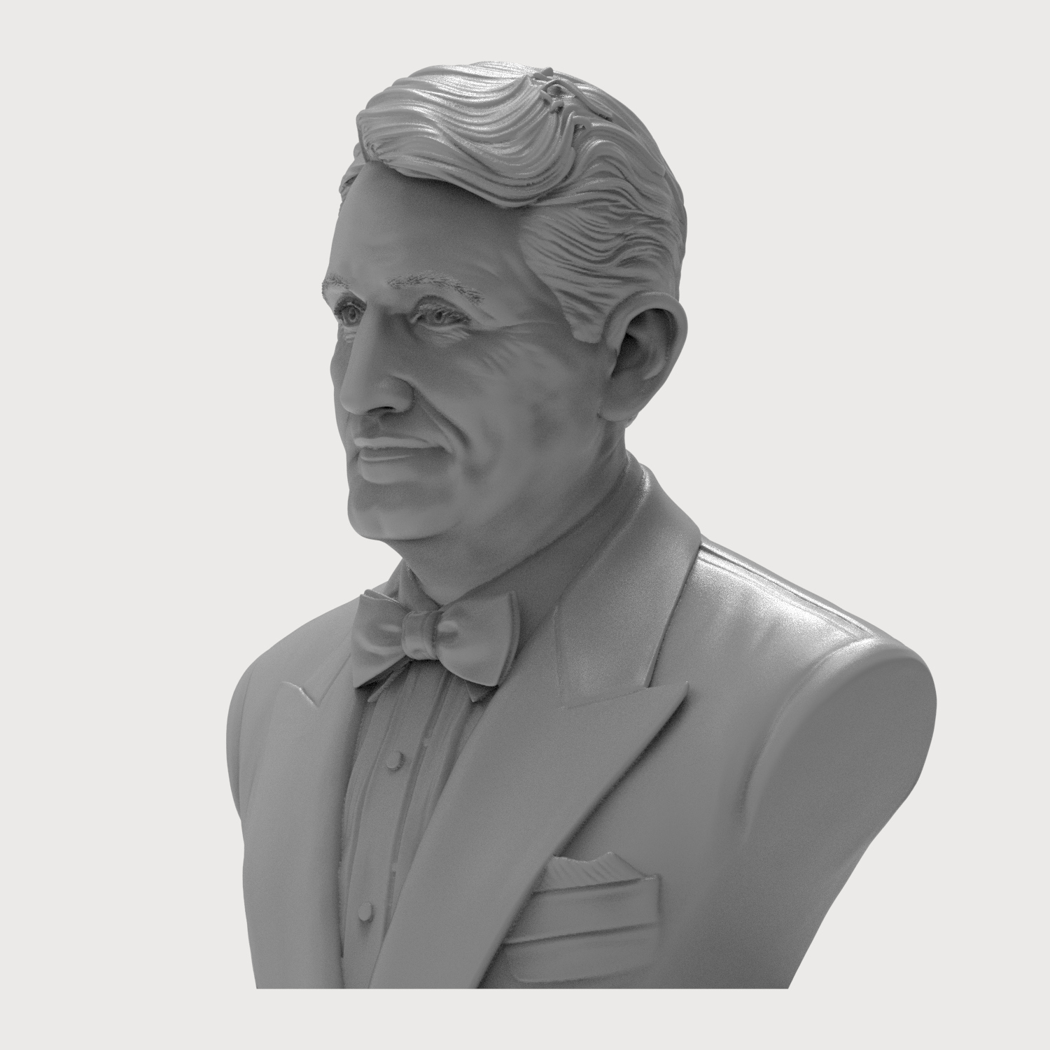 Spencer Tracy 3D Printable Bust 3D Model