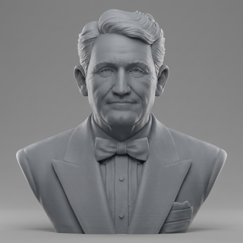 Spencer Tracy 3D Printable Bust 3D Model