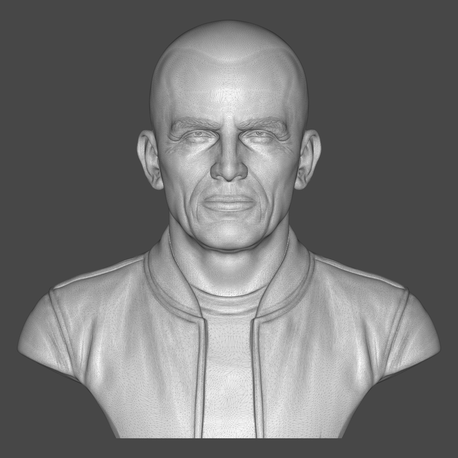 Peter Weller Bust 3D Print Model 3D Model