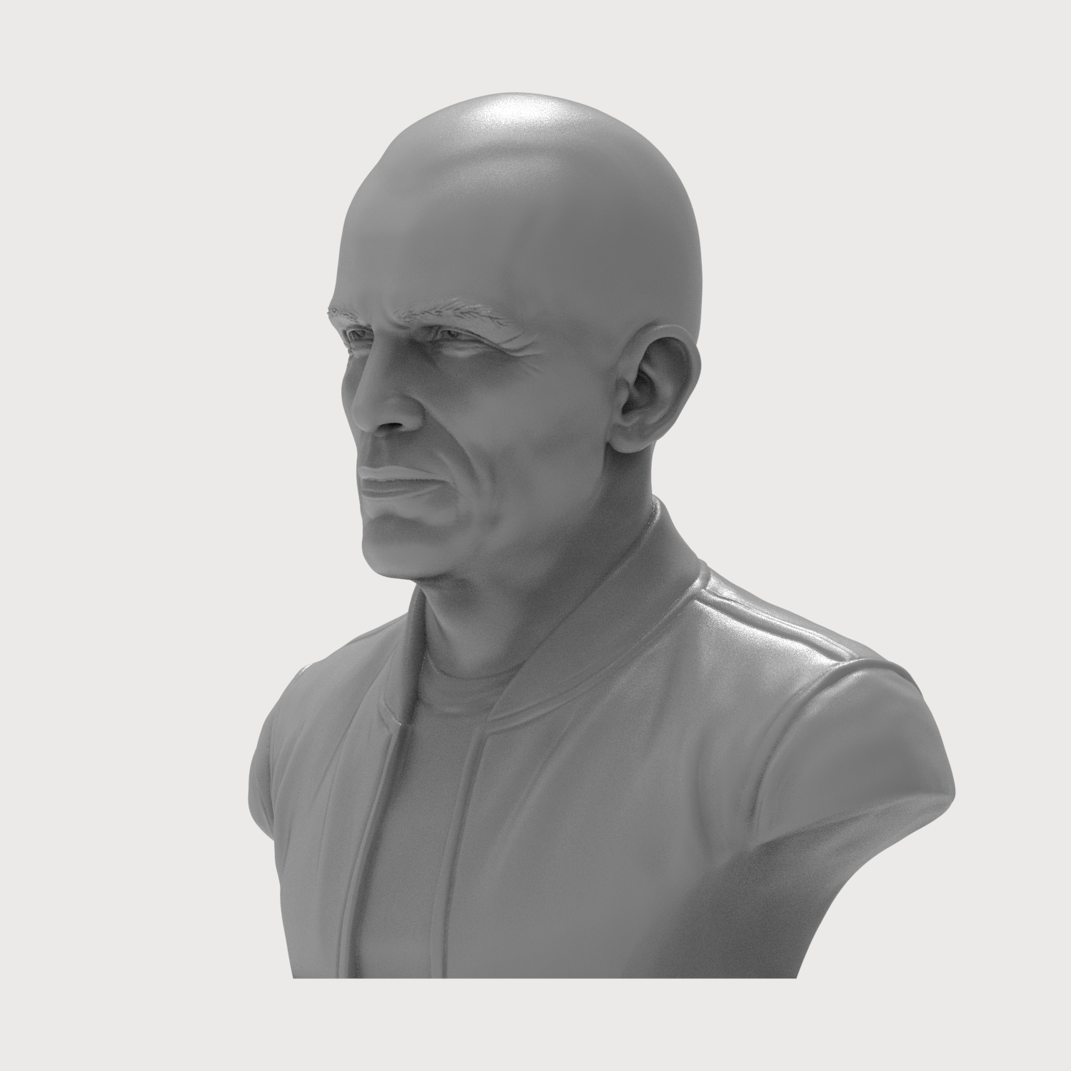 Peter Weller Bust 3D Print Model 3D Model