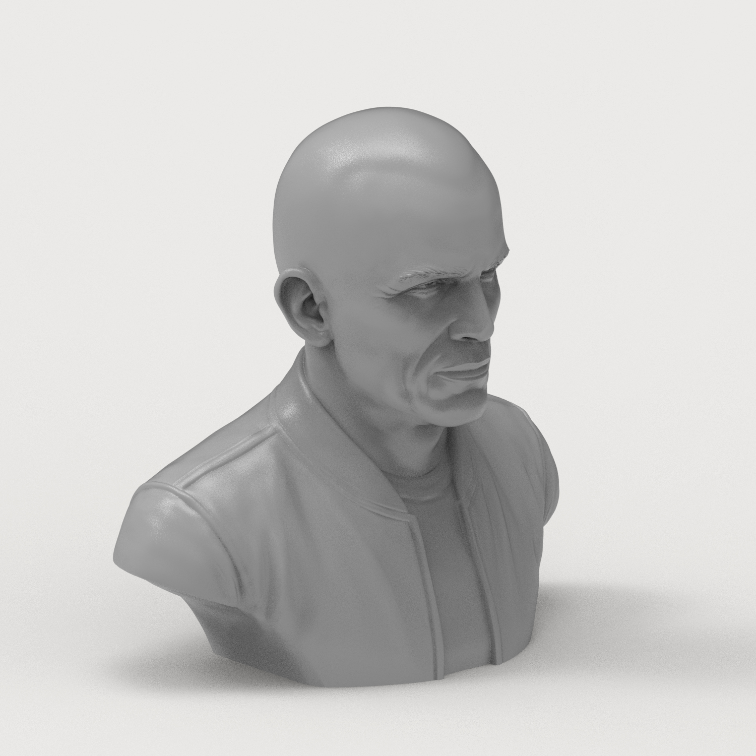 Peter Weller Bust 3D Print Model 3D Model