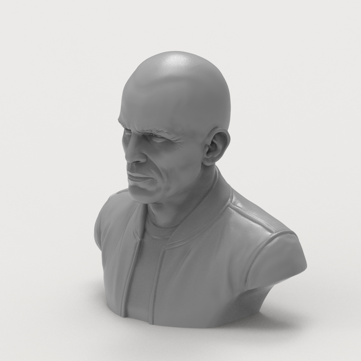 Peter Weller Bust 3D Print Model 3D Model