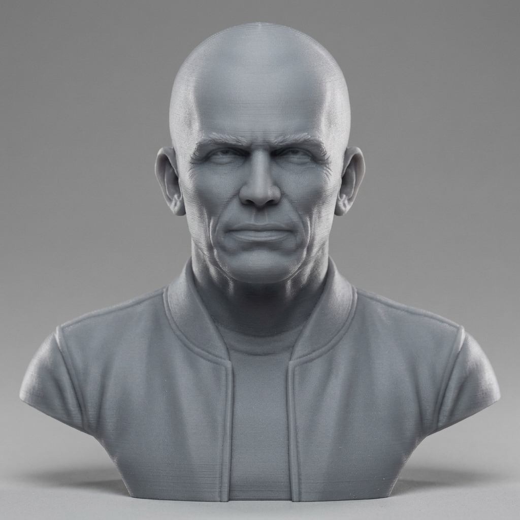 Peter Weller Bust 3D Print Model 3D Model