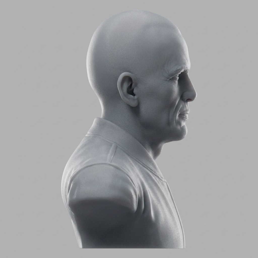 Peter Weller Bust 3D Print Model 3D Model