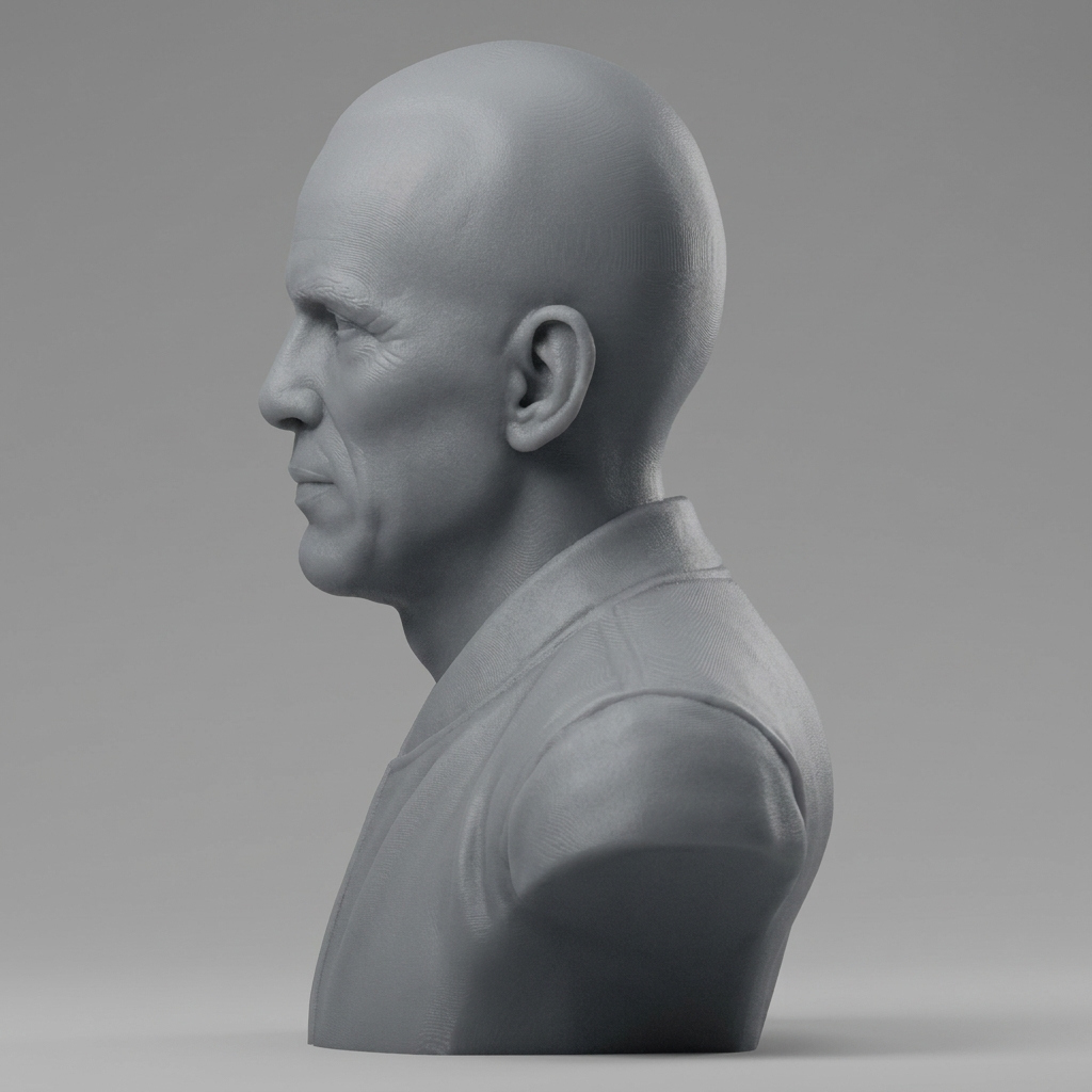Peter Weller Bust 3D Print Model 3D Model