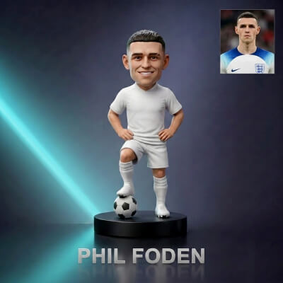 Phil Foden Football Player Figurine 3D Print Model