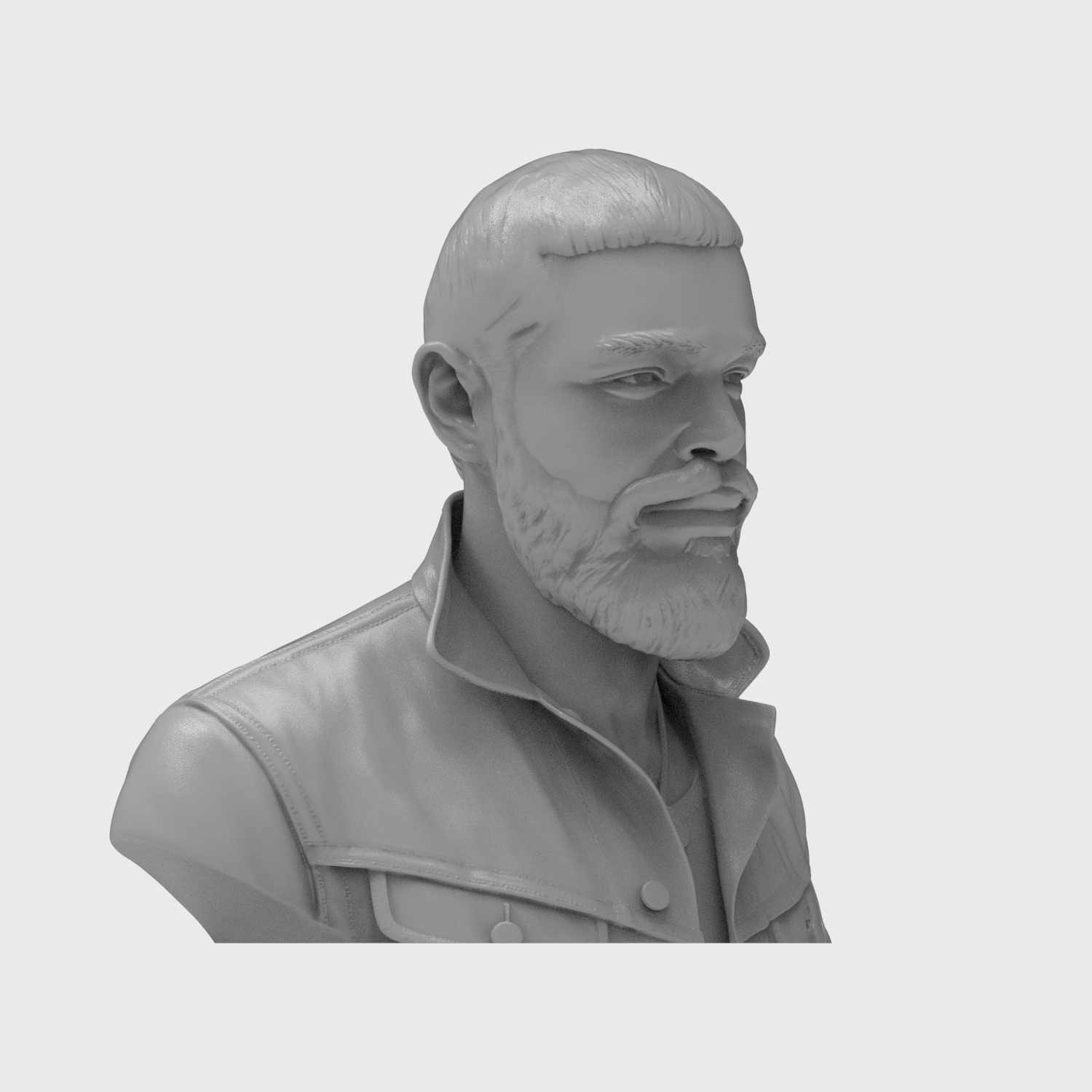 Post Malone 3D Printable Bust 3D Model