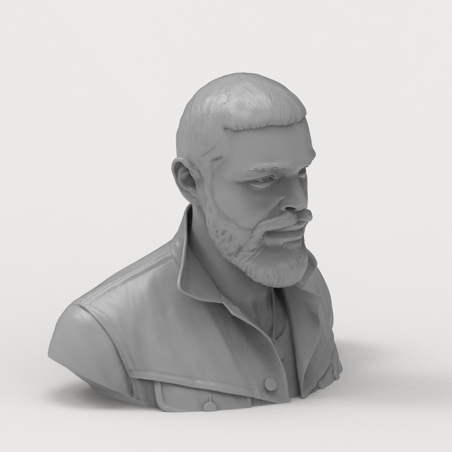 Post Malone 3D Printable Bust 3D Model