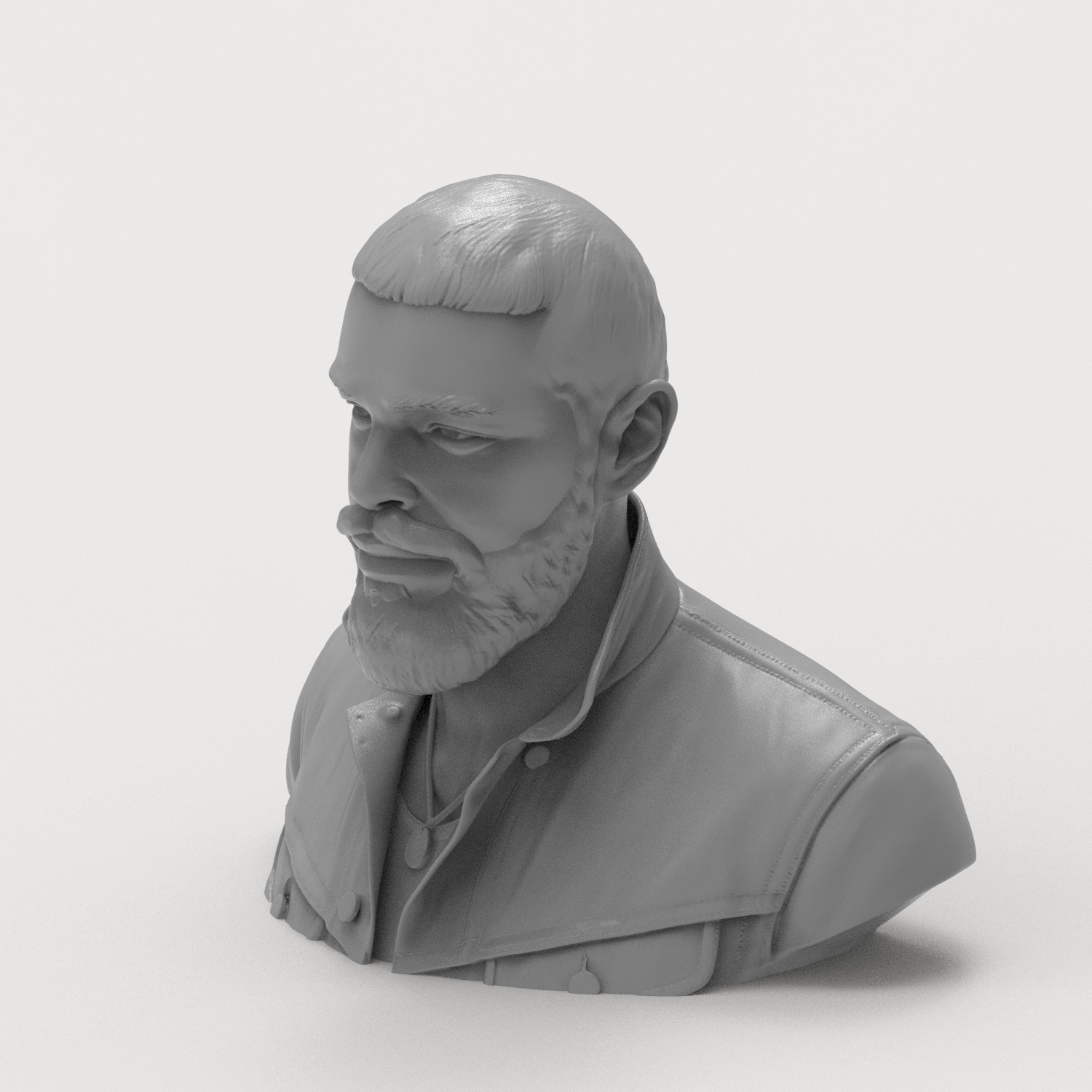 Post Malone 3D Printable Bust 3D Model