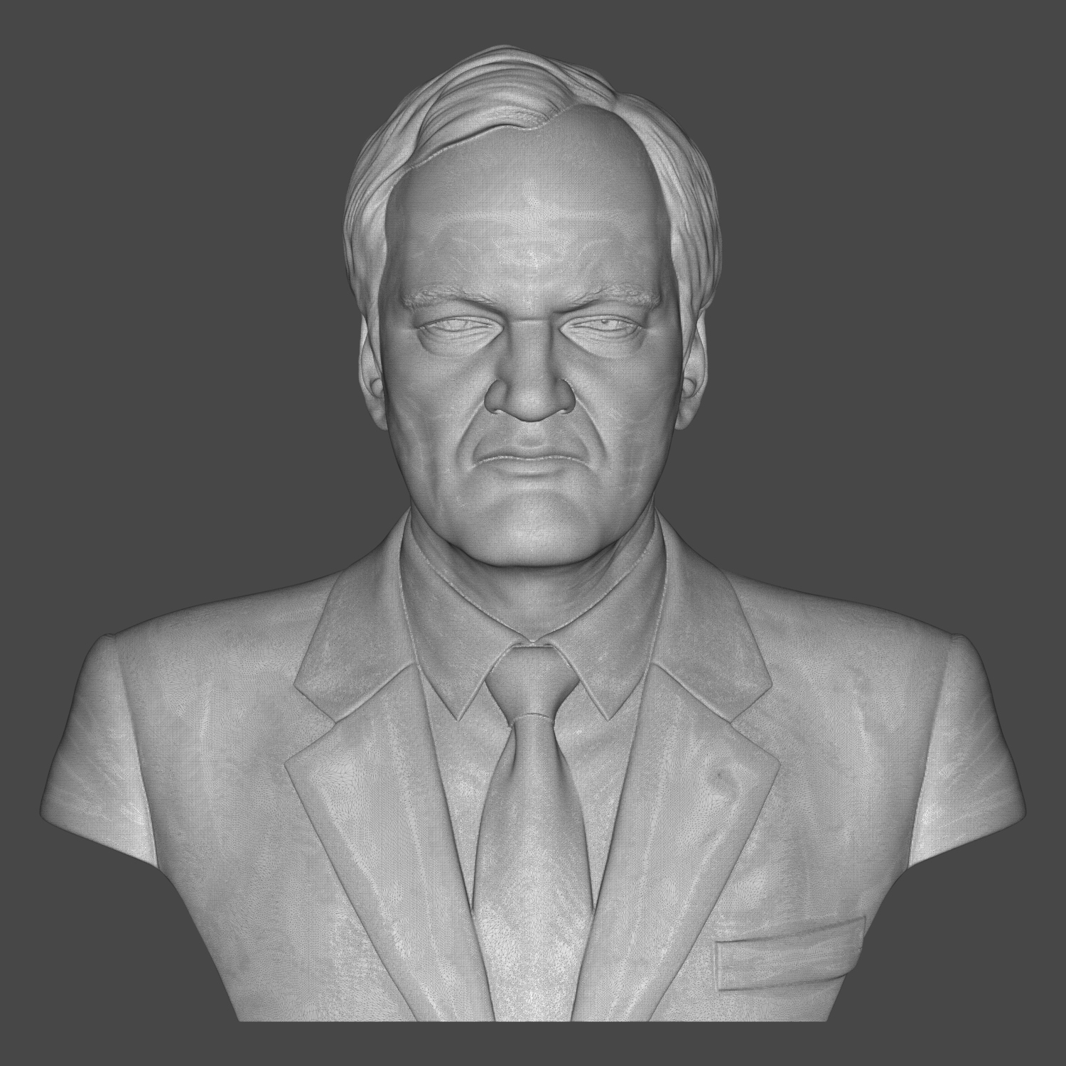 Quentin Tarantino Bust 3D Printable 3D Model