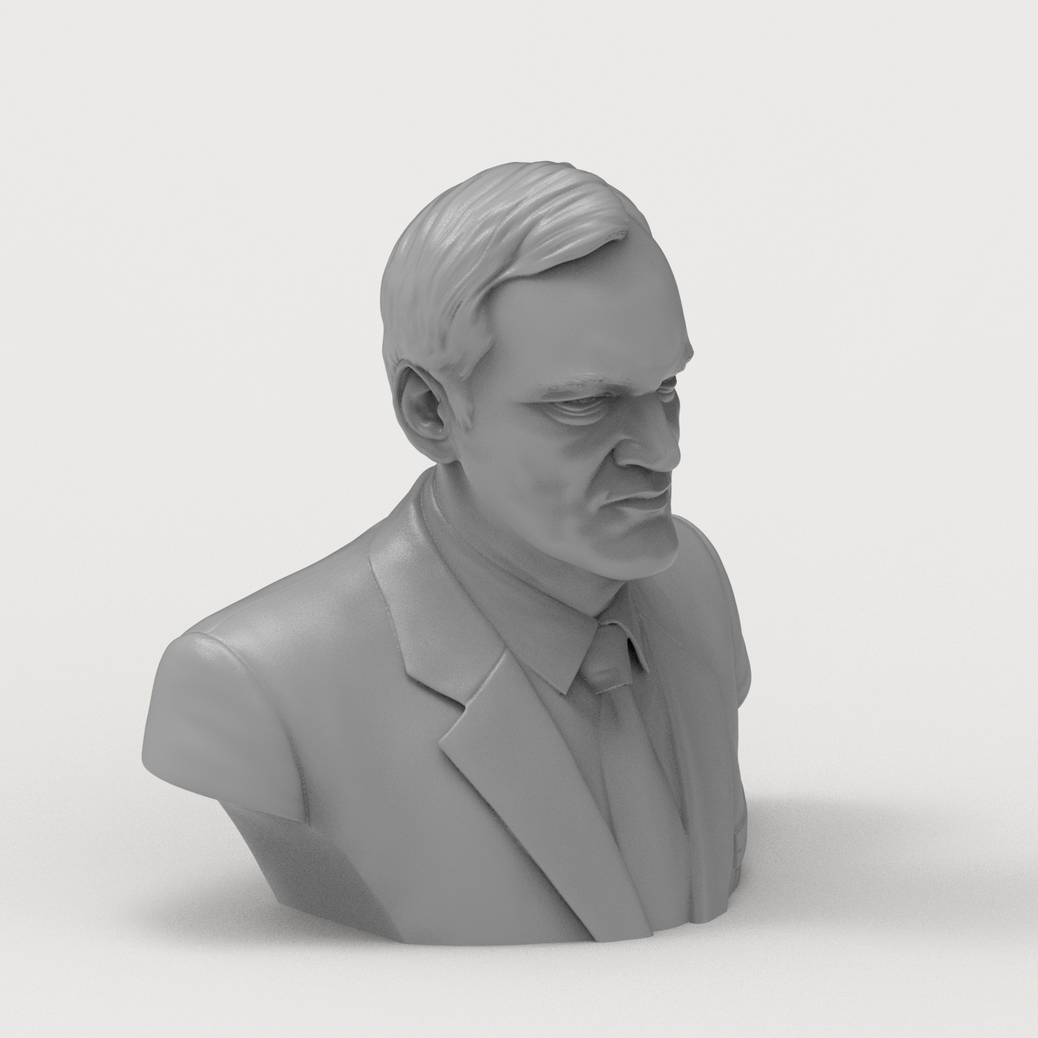 Quentin Tarantino Bust 3D Printable 3D Model