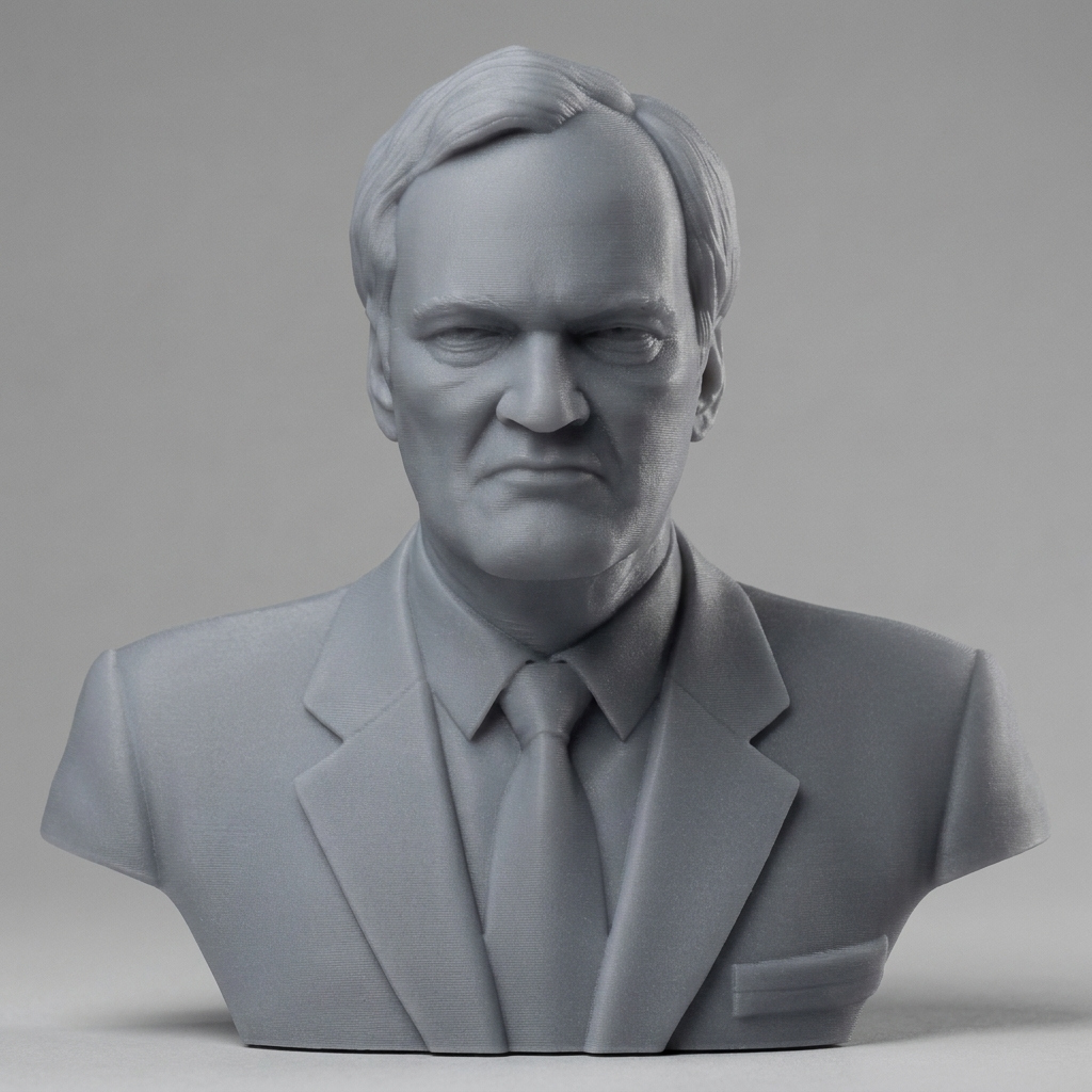 Quentin Tarantino Bust 3D Printable 3D Model
