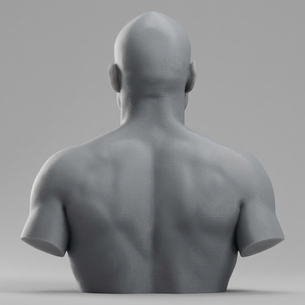 Randy Couture 3D Printable Bust 3D Model