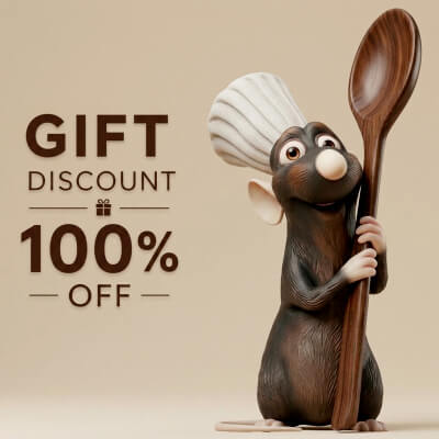 Remy Ratatouille Chef 3D Printable Figurine