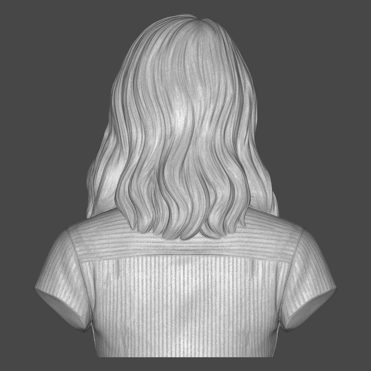 Renata Litvinova Russian Actress Bust 3D Model