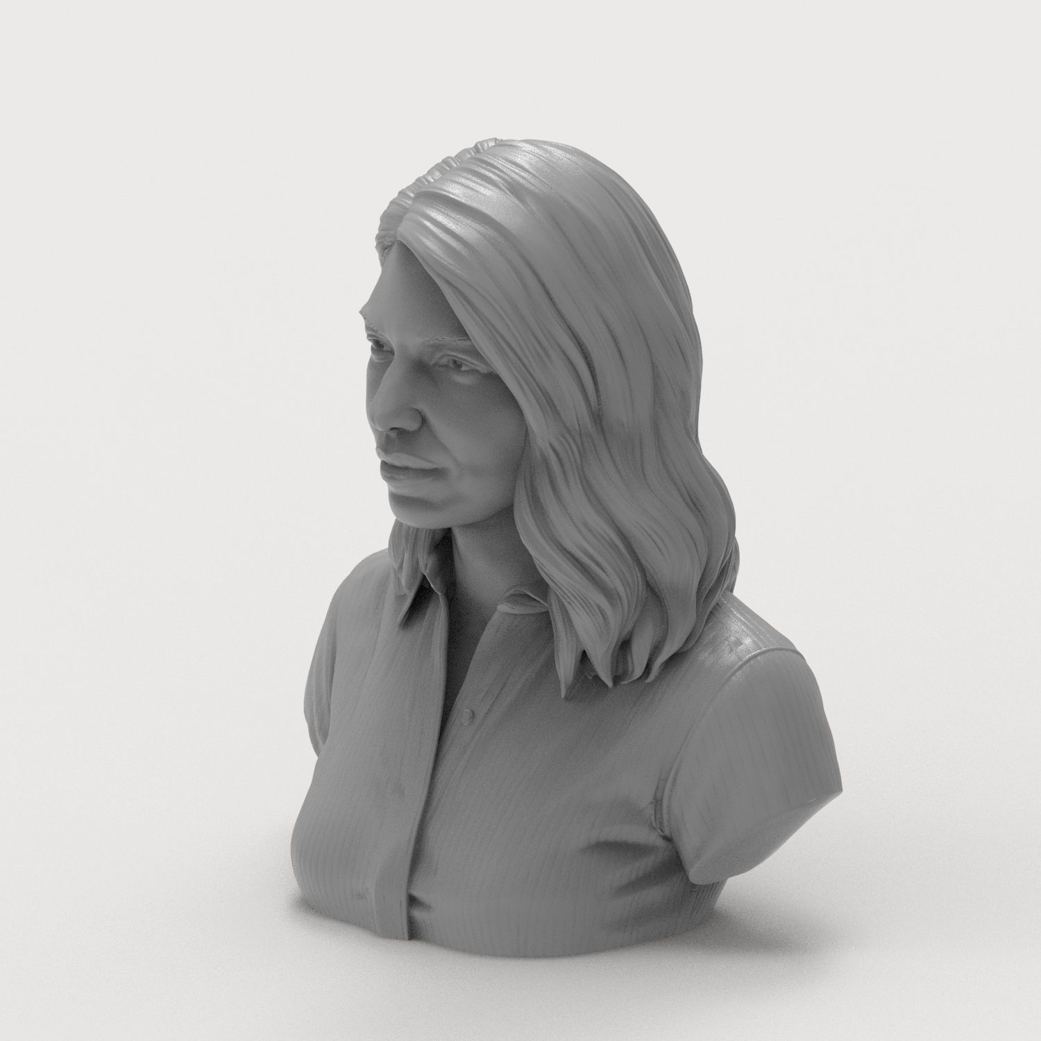Renata Litvinova Russian Actress Bust 3D Model