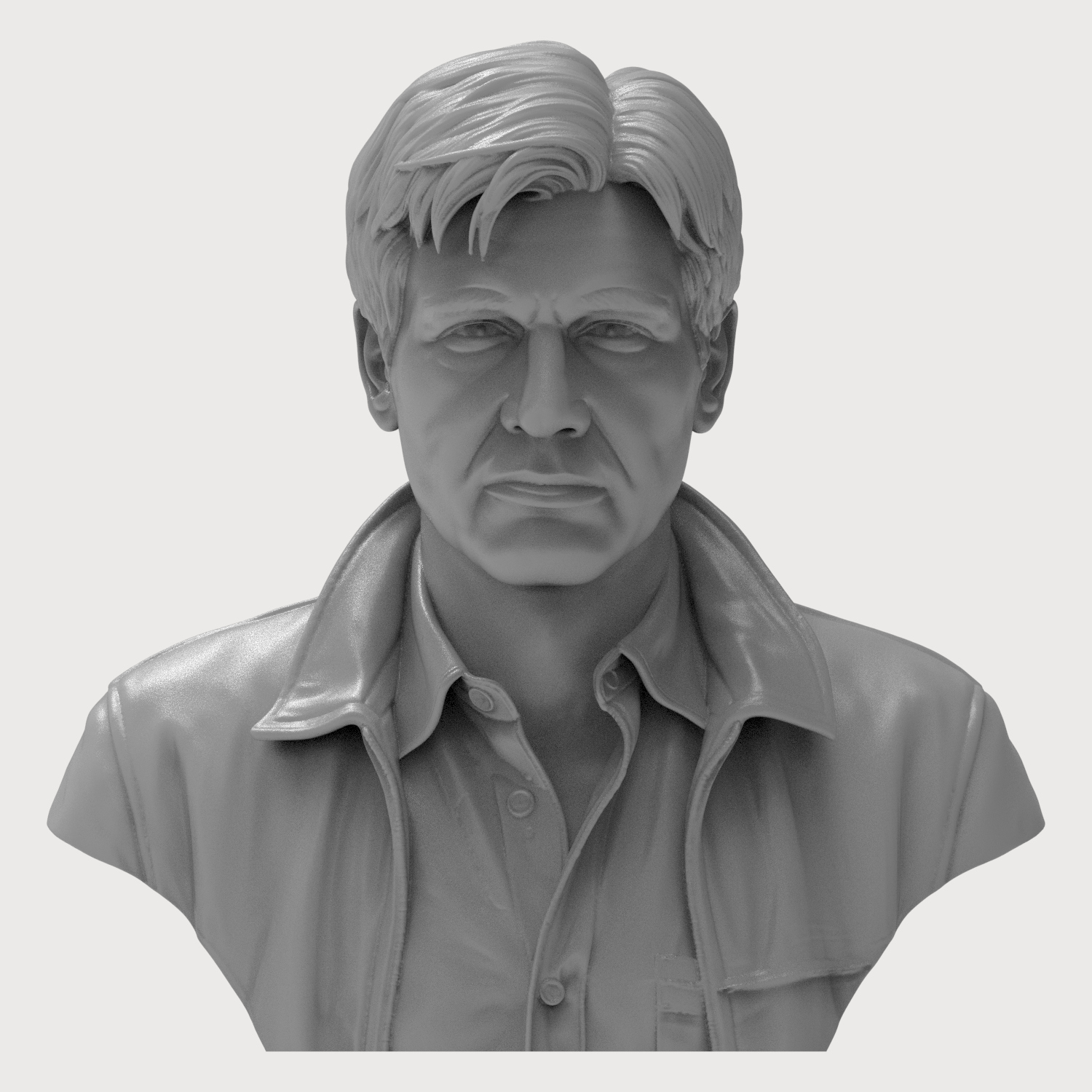 Rick Deckard Blade Runner 3D Printable Bust 3D Model