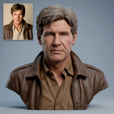 Rick Deckard Blade Runner 3D Printable Bust